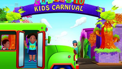 Surprise Eggs Nursery Rhymes - Wheels On The Bus - Learn Colours & Parts of the Bus