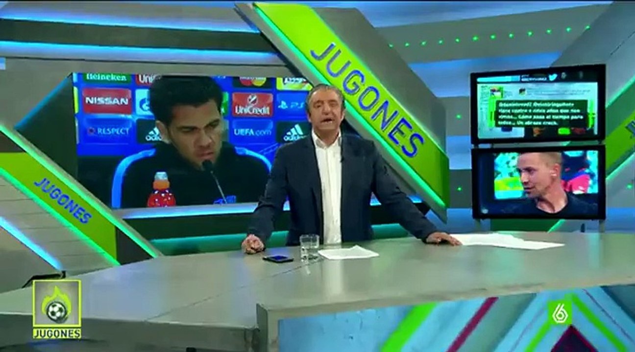 Alves se pica con Guti