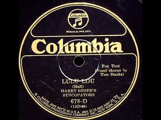 LuLu Lou-Harry Reser Syncopators-CoV 678D