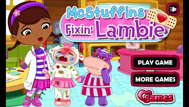 Doc Mcstuffins Game Video ^^ Doc McStuffins Fixing Lambie Game