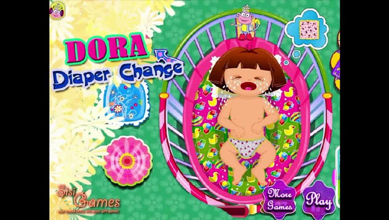 Baby Dora Diaper Change - Dora The Explorer - Dora Game 2016