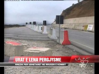 Download Video: Kukës-Morinë, urat e lëna përgjysmë rrezikojnë udhëtarët - News, Lajme - Vizion Plus