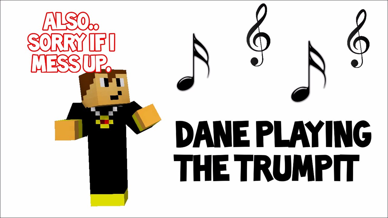Dane playing the trupet