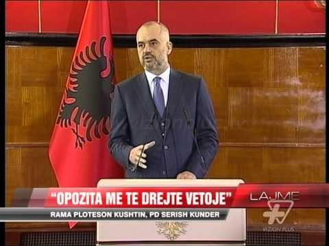 Rama plotëson kushtin për reformën, PD sërish kundër - News, Lajme - Vizion Plus