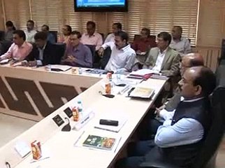 Gandhinagar Chief Secretary meeting on Railway related pending issues