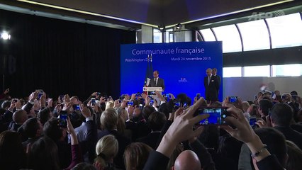 Hollande salue la solidarité des Américains après les attentats