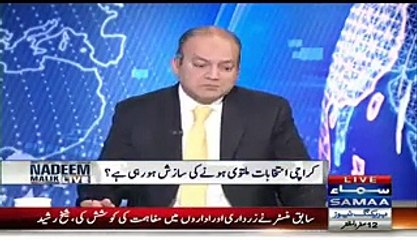 Nadeem Malik Showing NADRA Official Record Of NA-122 Live