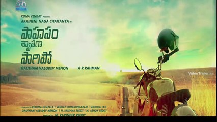 saahasam swaasaga saagipo trailer 2 in hd