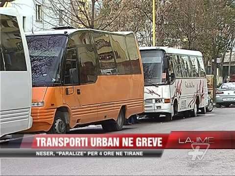 Transporti urban në grevë, nesër paralizë për 4 orë në Tiranë - News, Lajme - Vizion Plus