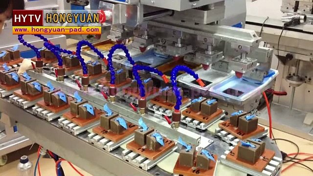 Six color pad printing machine