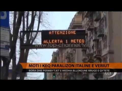 Moti i keq paralizon Italinë e veriut - Top Channel Albania - News - Lajme