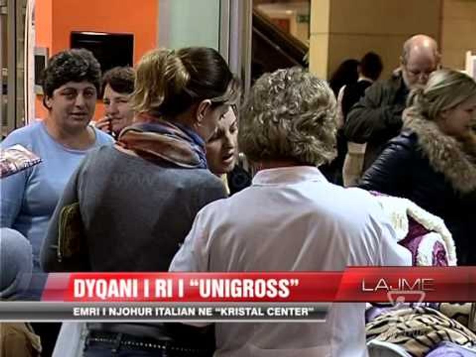 Dyqani i ri "Unigross" ne "Kristal Center" - News, Lajme - Vizion Plus