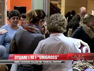 Dyqani i ri "Unigross" ne "Kristal Center" - News, Lajme - Vizion Plus