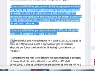 PADI PER IMAMIN ISH MINISTRI AKUZOHET SE SHITI TE PRIVATET 500 TON TRITOL LAJM