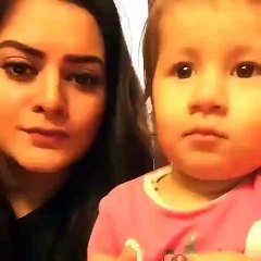 Check out this Cute Video of Syra Shehroz's Daughter Nooray with Minal