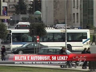 Bileta e autobusit 50 lekë, diskutohet drafti - News, Lajme - Vizion Plus