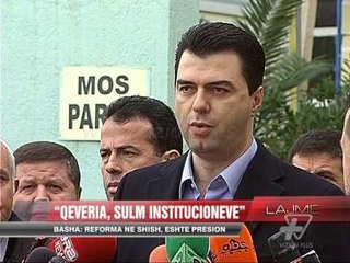 Basha: Reforma në SHISH, është presion - News, Lajme - Vizion Plus