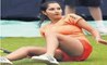 S e x y Sania Mirza Fall Down During Live Match