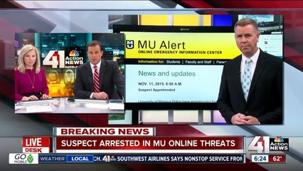 University of Missouri police announce arrest of suspect who posted threats on YikYak