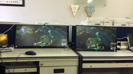 So sánh UltraWide và Full HD Game League of Legend