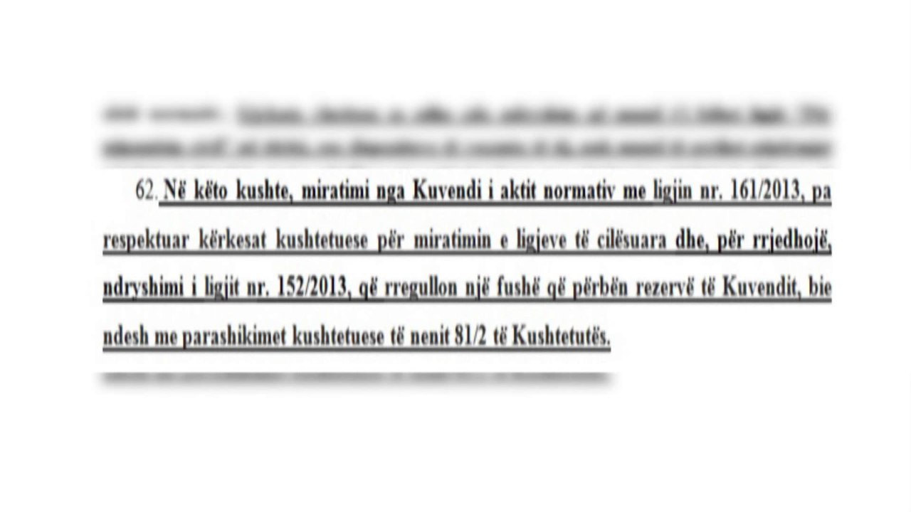 ZBARDHET VENDIMI PER AKTIN NORMATIV