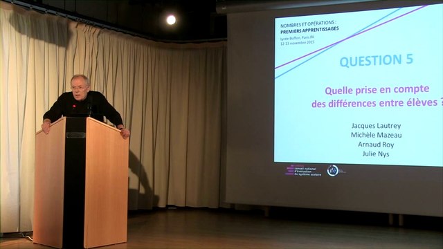 J. LAUTREY Prise en compte des différences entre élèves