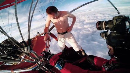 Sauter d'une montgolfière sans parachute