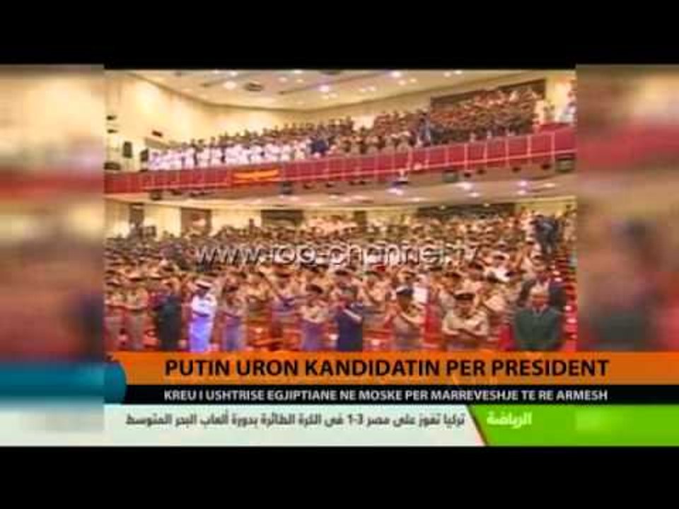 Putin mbështet kandidaturën Al-Sisi në Egjipt...