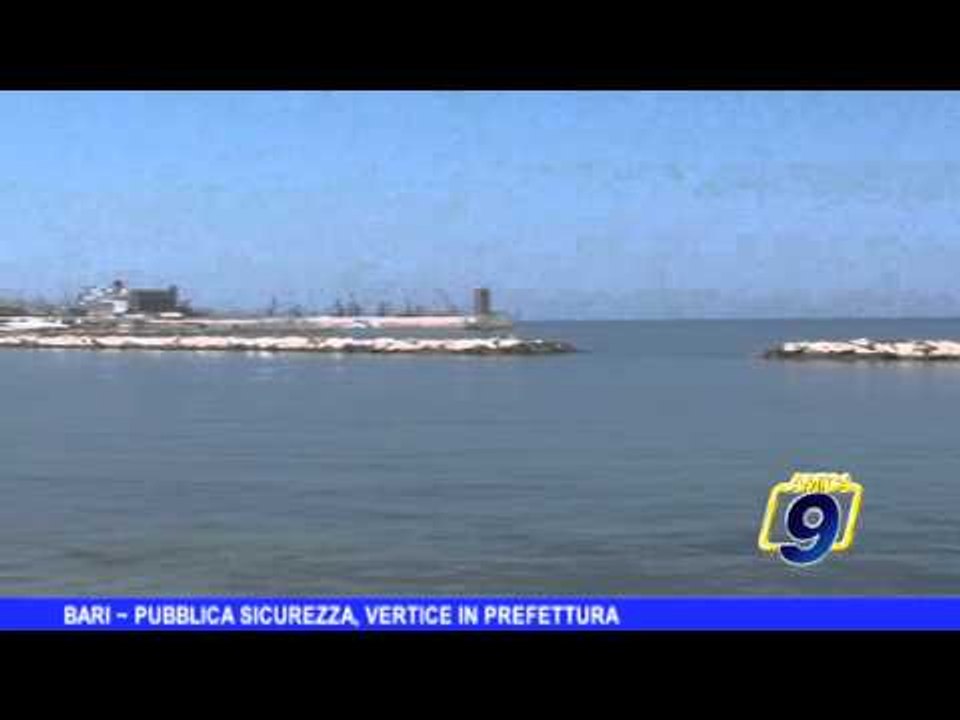 BARI | Pubblica sicurezza, vertice in Prefettura