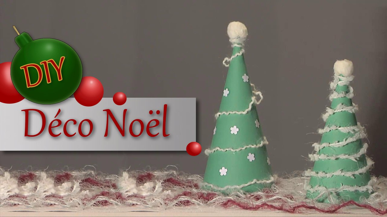 deco noel sapin cone