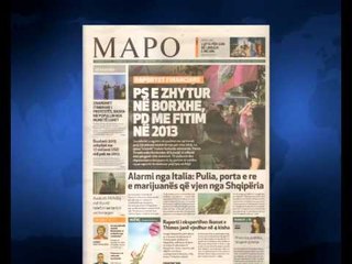 SHTYPI I DITES TITUJT KRYESORE TE FAQEVE TE PARA TE GAZETAVE SHQIPTARE E HENE 17 SHKURT 2014