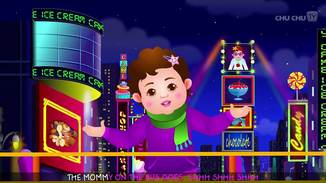 Wheels On The Bus New York City Popular Nursery Rhyme By Chuchu Tv Dailymotion Video 