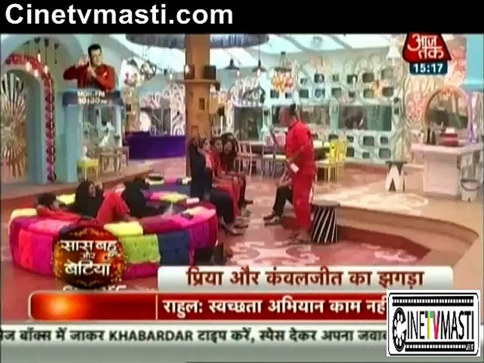 Bigg Boss Season 9 Double Trouble  25th November 2015 Bigg Boss Main Aaj Raat Cinetvmasti.com