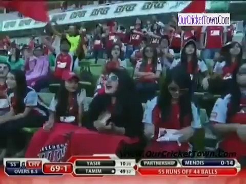 Tamim Iqbal 51 (32) vs Rangpur Riders Bangladesh Premier League 2015 :- OurCricketTown.Com