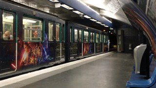 Le métro parisien s'habille aux couleurs de Star Wars