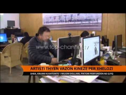 Artisti thyen vazon kineze për xhelozi - Top Channel Albania - News - Lajme