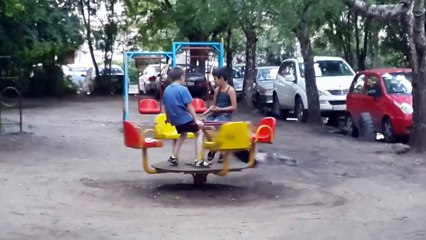 Центр подготовки космонавтов на детской площадке