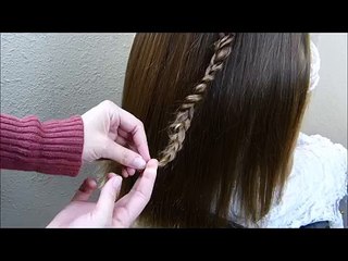 Lace Braid Rose Hairstyle For Long Hair, Hair4myprincess