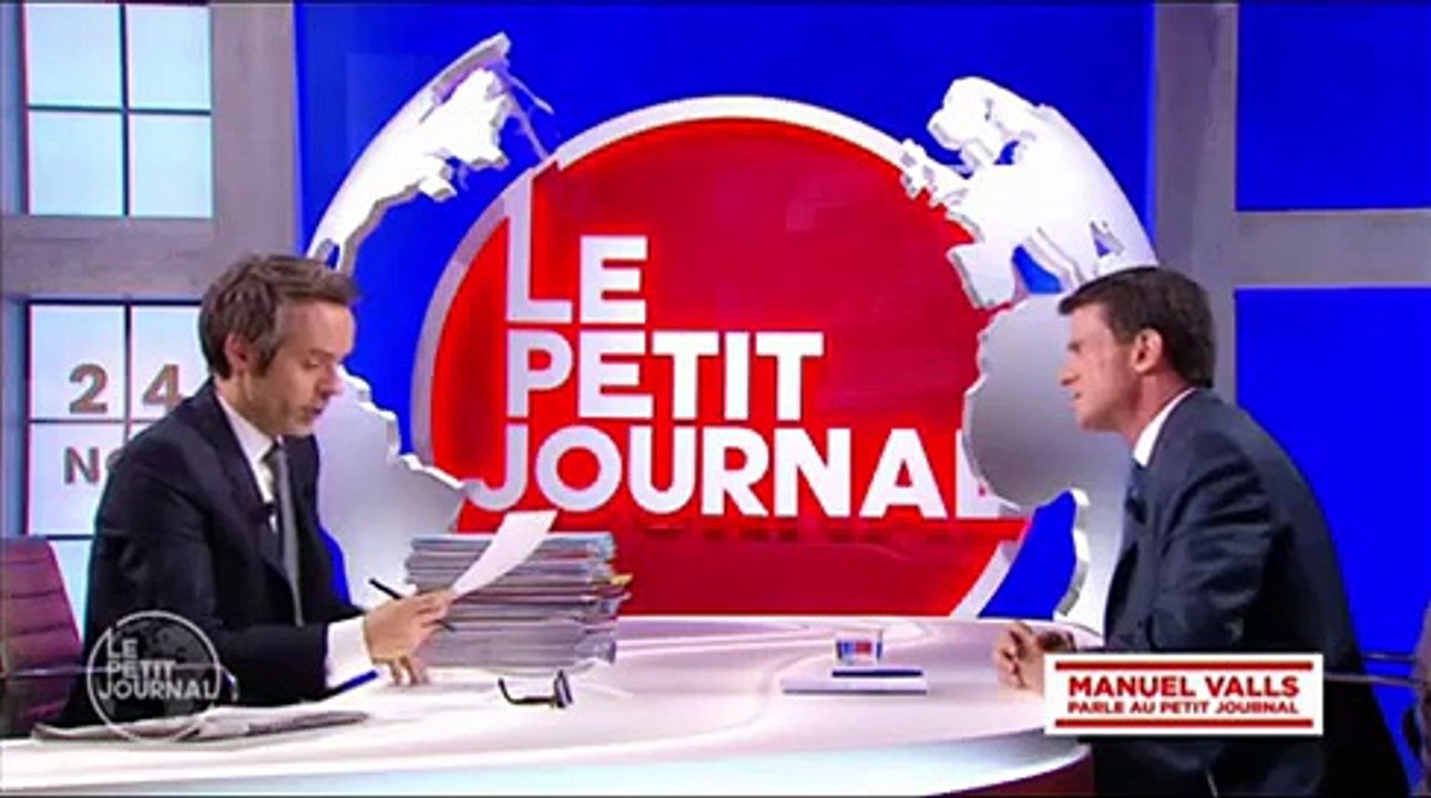 Manuel Valls au Petit Journal : "Il y a très longtemps que je ne me suis pas bourré la gueule"