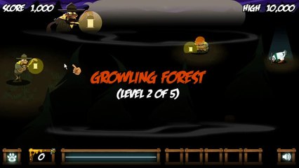 Bear with the flashlight behind every tree :)