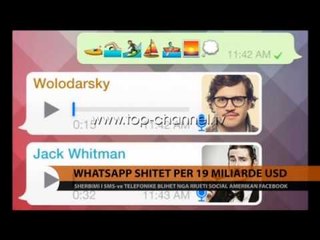 WhatsApp shitet për 19 miliardë dollarë - Top Channel Albania - News - Lajme