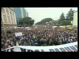 Opozita proteston në bulevard - Top Channel Albania - News - Lajme
