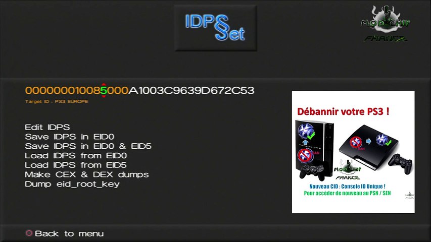 schildpad Top Weggelaten Tuto debannir une PS3 définitivement avec IDPset. PS3 jailbreak - Vidéo  Dailymotion