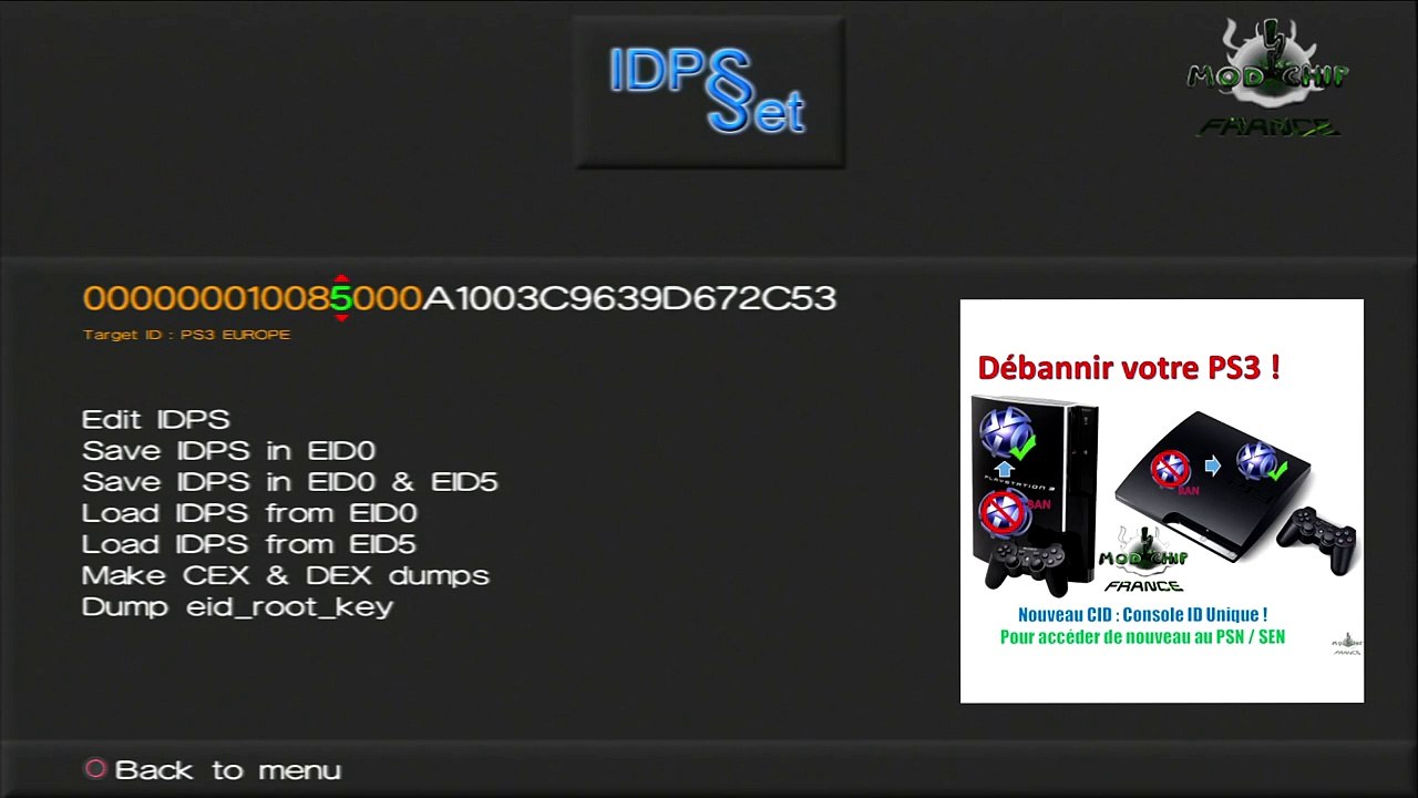 Tuto debannir une PS3 définitivement avec IDPset. PS3 jailbreak