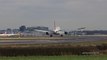 Turkish Airlines Boeing777 emergency gusty crosswind landing at London Gatwick Airport