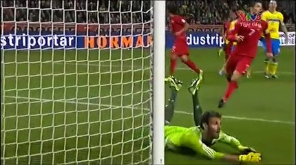 Xem video clip Thụy Điển 2 3 Bồ Đào Nha Ronaldo một tay đưa đội nhà đến World Cup 2014