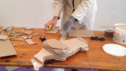 Performance de Bernardo Garcia à la halle aux Toiles