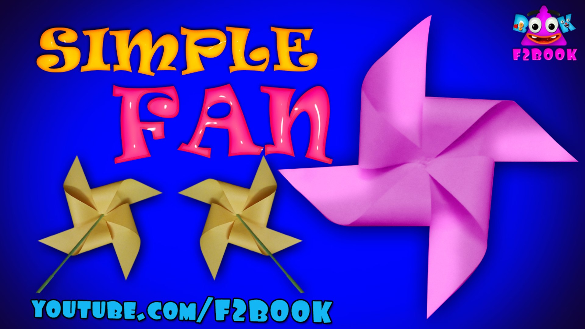 Rotating Paper Fan Easy Origami Instructions How To Make A Fan Video Dailymotion