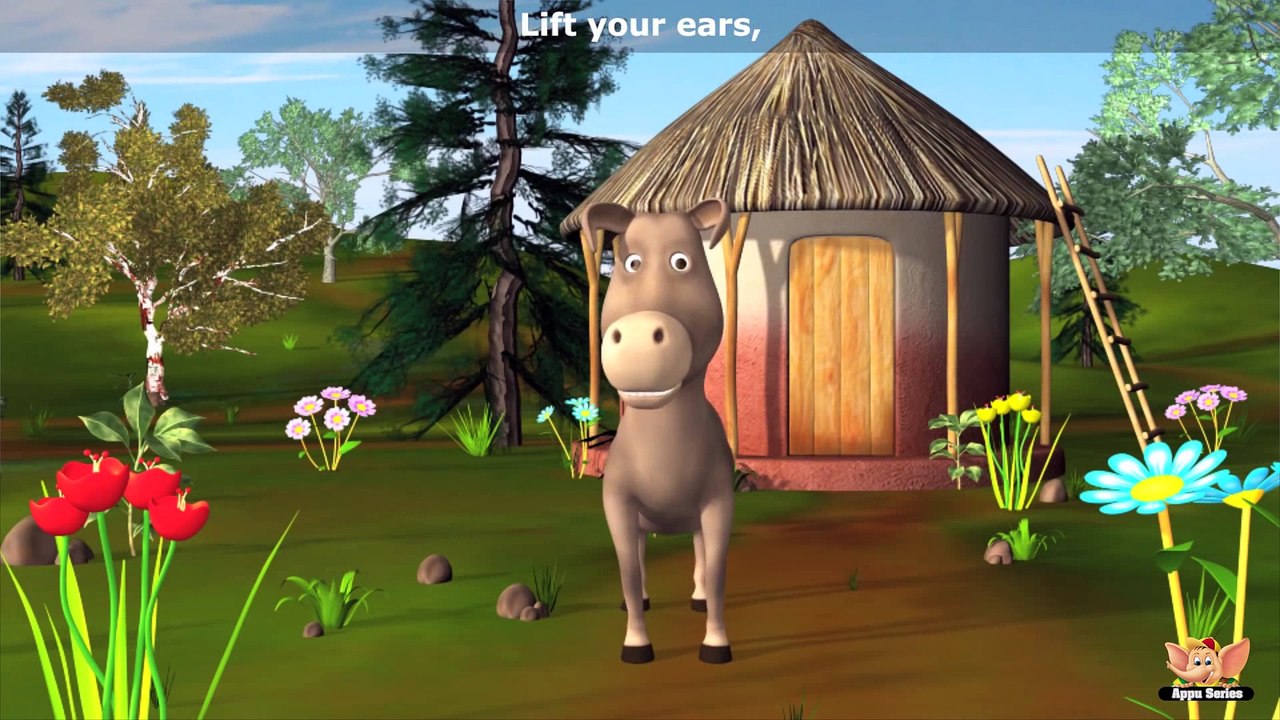 Donkey, Donkey - Nursery Rhyme with Karaoke