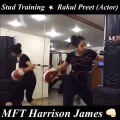 Rakul Preet Singh This is How I love training Go mad  Go crazy Sweat it out